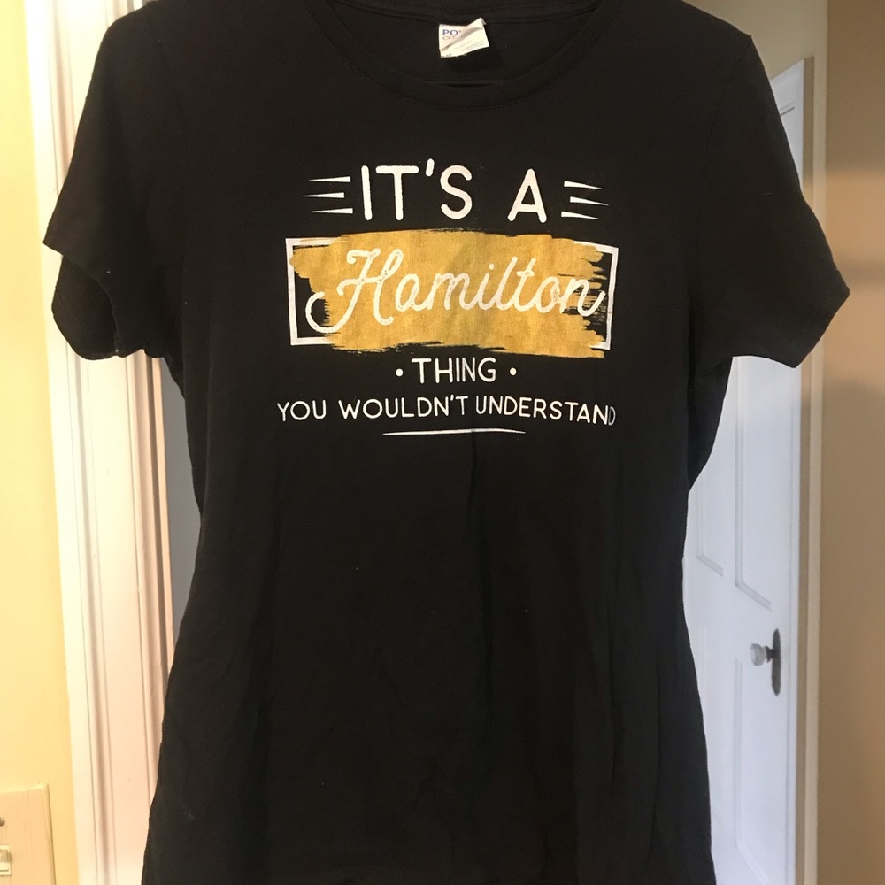 Hamilton Shirt (only hamilton fans understand)